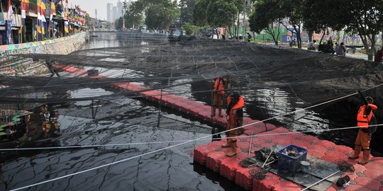 Anies pertahankan jaring & teknologi nano bubble di Kali Item hingga Asian Para Games