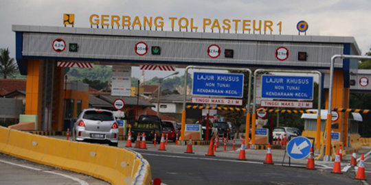 Penembakan di dekat Tol Pasteur diduga dua orang mengendarai motor