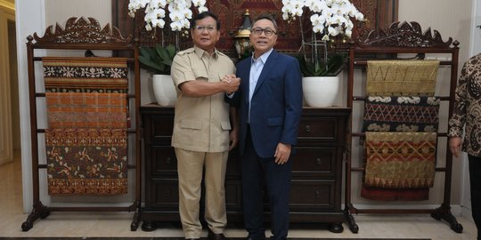 Temui Prabowo, Zulkifli Hasan bahas persiapan deklarasi tim pemenangan