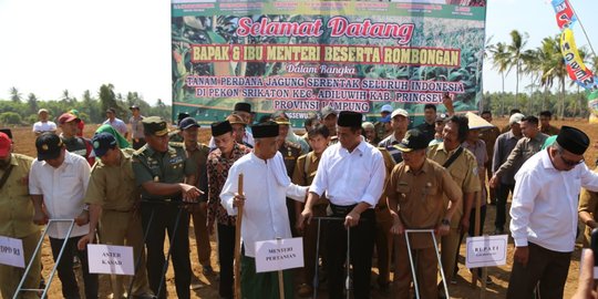 Kementerian Pertanian libatkan PBNU tanam jagung serentak se-Indonesia