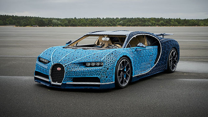 replika bugatti chiron dari lego