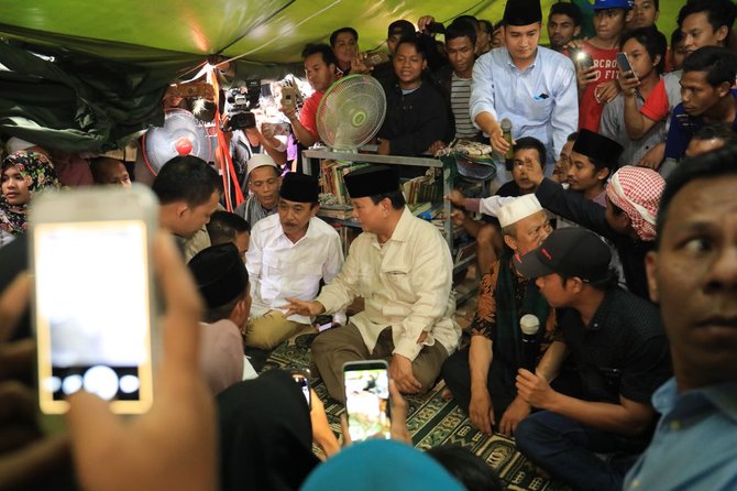 prabowo di lombok barat