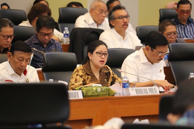 puan maharani di rapat kerja dan anggaran rka dalam rencana anggaran pendapatan dan belanja negara perubahan rapbn p 2019