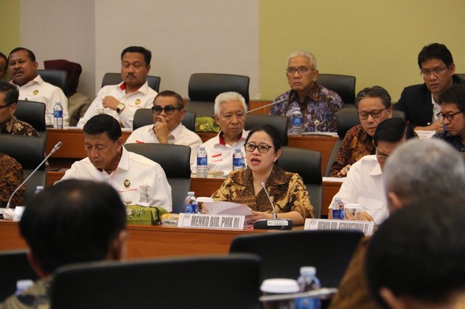 puan maharani di rapat kerja dan anggaran rka dalam rencana anggaran pendapatan dan belanja negara perubahan rapbn p 2019