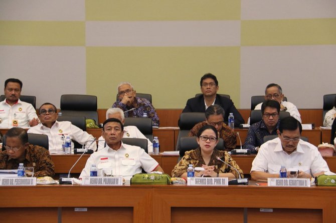 puan maharani di rapat kerja dan anggaran rka dalam rencana anggaran pendapatan dan belanja negara perubahan rapbn p 2019