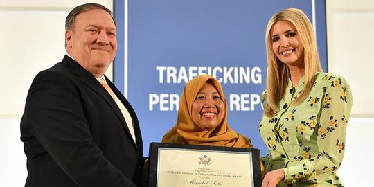 Berjasa entaskan perdagangan manusia, bekas TKI dapat penghargaan dari pemerintah AS