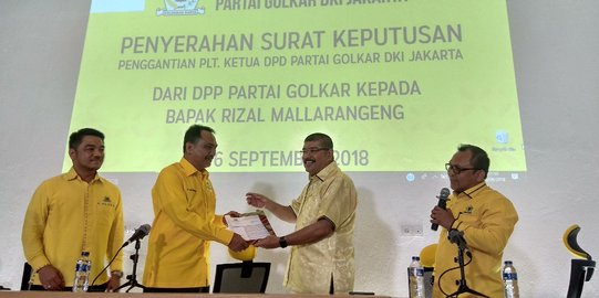 Agus Gumiwang masuk kabinet, Rizal Mallarangeng jadi Plt Golkar DKI