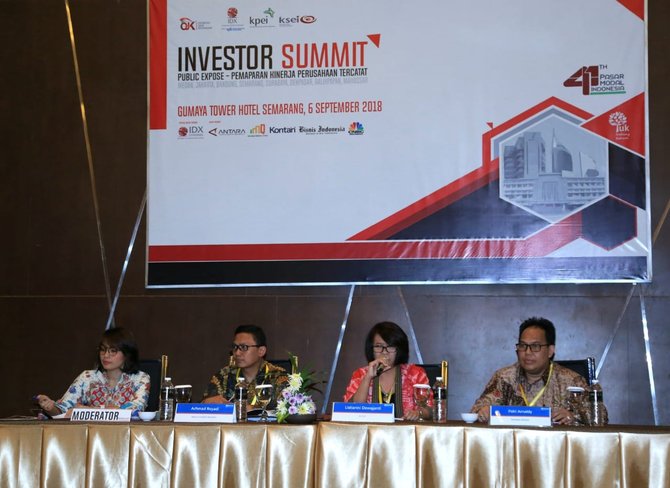 bank bri gelar public expose di semarang