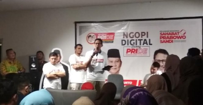 Sandiaga Uno Ingatkan Relawan Tak Boleh Jadi Juniper