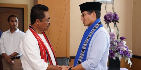 Kunjungan ke Ambon, Sandiaga bertemu tokoh gereja Protestan