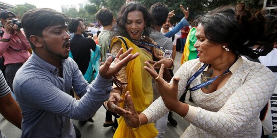 Reaksi kaum LGBT India rayakan legalitas hubungan sesama jenis