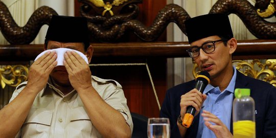 Prabowo-Sandiaga kritisi pemerintah terkait merosotnya Rupiah