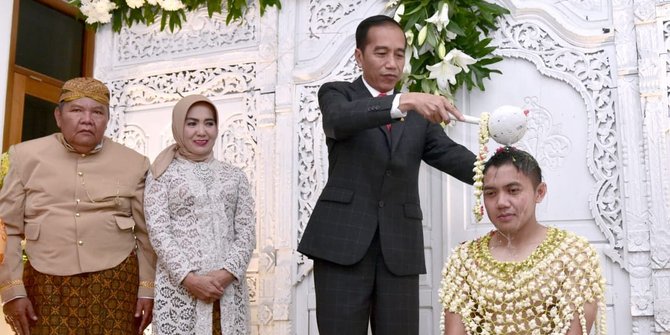 Jokowi hadiri siraman Asisten Ajudan Presiden sebelum 