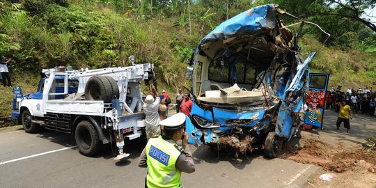 Polisi belum tentukan tersangka kecelakaan bus yang tewaskan 21 orang di Cikidang