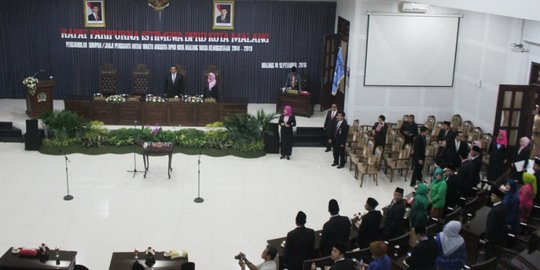 Ini PAW 40 anggota DPRD baru Kota Malang yang dilantik hari ini