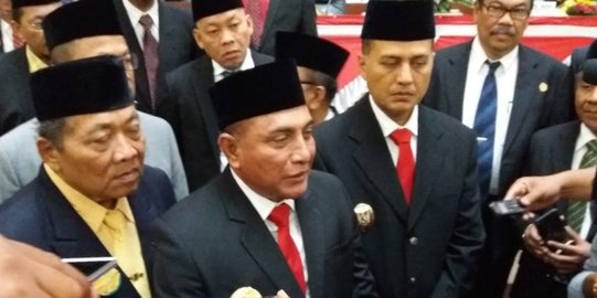 Soal dukungan di Pilpres 2019, Gubernur Sumut bilang ada di tengah