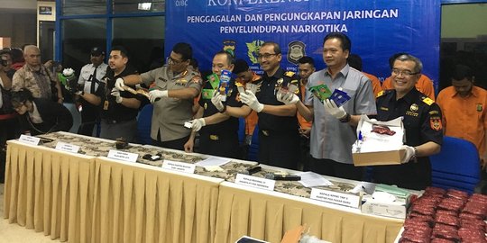 Bea Cukai, PT Pos dan Polda Metro gagalkan penyelundupan narkoba lewat barang kiriman