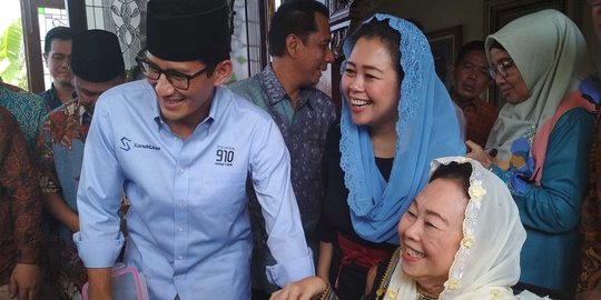 Dapat tempe mendoan dari istri Gus Dur, Sandiaga sebut tak setipis kartu ATM