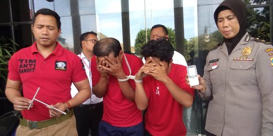 Modus ojek online, 2 bandit jalanan di Surabaya ditembak saat incar motor wanita