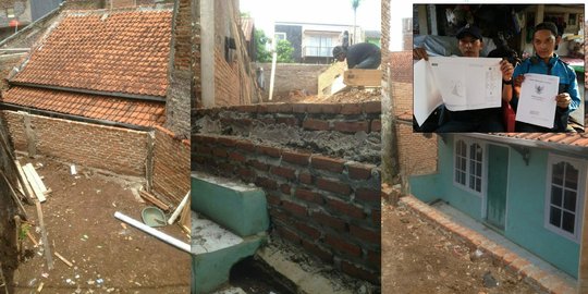 Jalan depan rumah ditutup tembok tetangga, Eko sempat lempar surat ke Jokowi