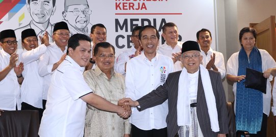 Timses Jokowi-Ma'ruf rampungkan tim kampanye daerah