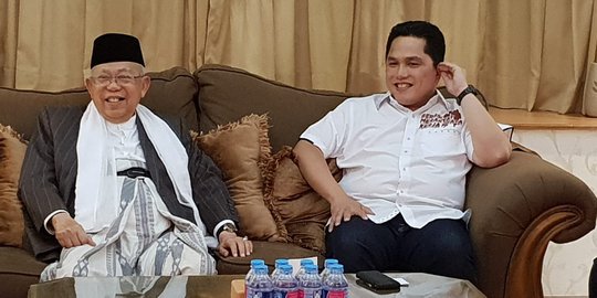 Cerita Erick Thohir ngobrol sepakbola dengan Ma'ruf Amin