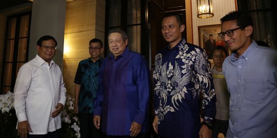 Prabowo-Sandi adakan pertemuan dengan SBY
