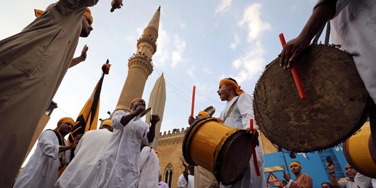 Suka cita muslim sufi Mesir rayakan Tahun Baru Islam