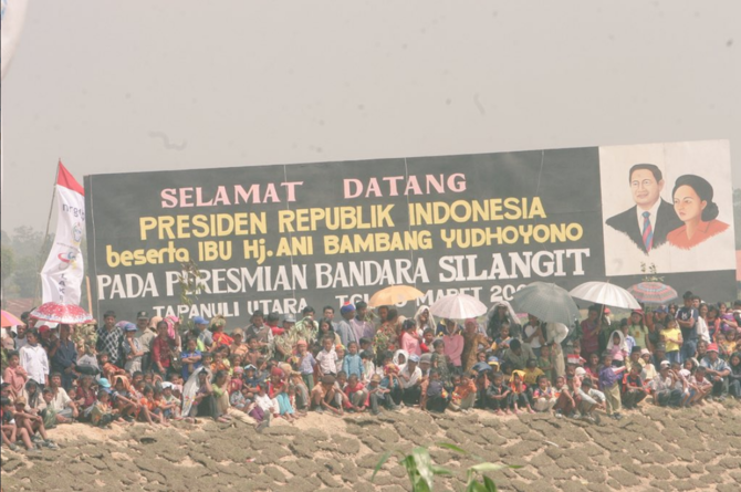 sby resmikan bandara silangit