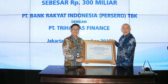 BRI beri kredit Rp 300 miliar ke Trihamas Finance