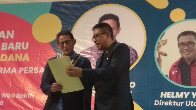 sandiaga beri kuliah umum di unsada