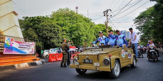 Luar biasa, Makassar bikin Torch Relay APG 2018 ramah disabilitas