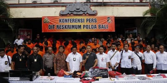 172 Penjahat jalan ditangkap jelang IMF-World Bank di Bali