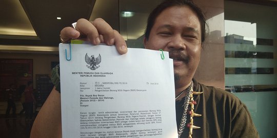 Tak kembalikan aset Kemenpora, Roy Suryo dipolisikan