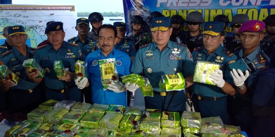 TNI AL gagalkan penyelundupan 67,4 sabu di perairan Aceh