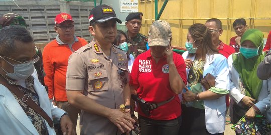 Cek kabar marak narkoba di Pasar Manggis, Polres Jaksel gelar razia