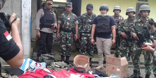 Geledah kantor sekretariat KNPB di Mimika, TNI-Polri tangkap 8 orang