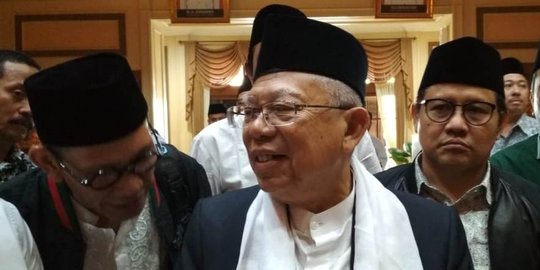 Merasa lebih muda dari Mahathir, Ma'ruf makin semangat hadapi Pilpres