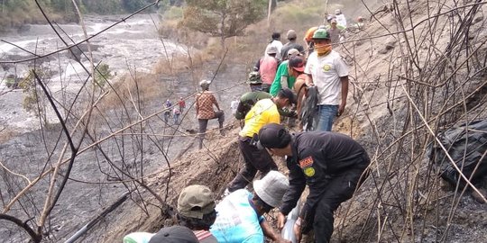 Kebakaran rusak saluran air untuk 700 KK di Desa Sepawon Kediri