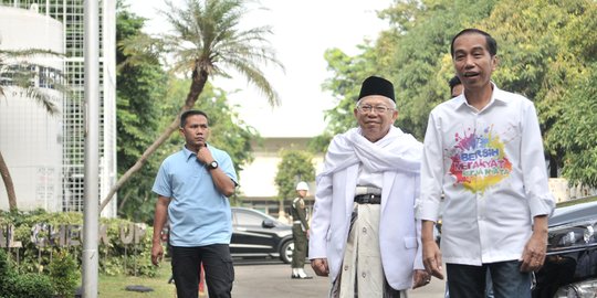 Jokowi undang Ma'ruf Amin rapat bahas strategi pemenangan Pilpres 2019