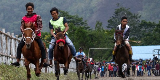 Mengenal Tompel, joki cilik di arena pacu kuda Takengon