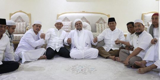 Cerita kedekatan Rizieq Shihab dengan Prabowo Subianto