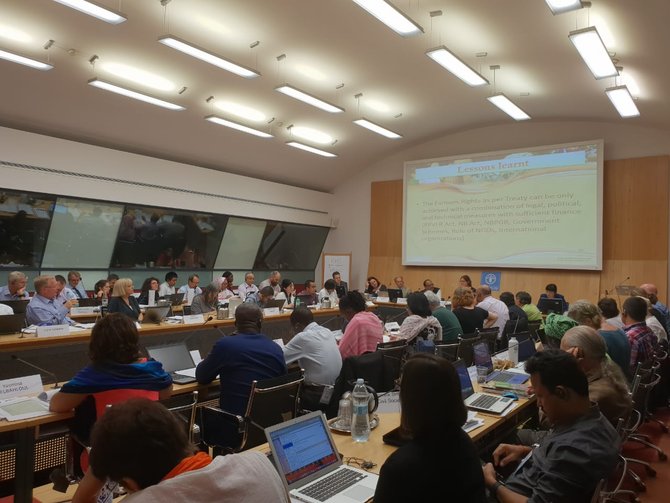 gelegasi indonesia menghadiri first meeting of the ad hoc technical experts group on farmers rights di roma