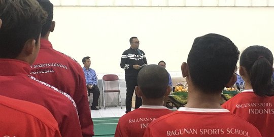 Menpora bakar semangat para siswa SKO Ragunan songsong Olimpiade 2032