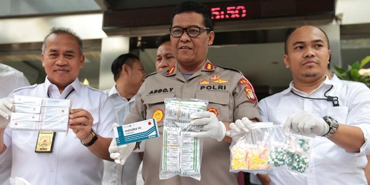 Polda Metro Jaya bongkar peredaran obat palsu di Jabodetabek