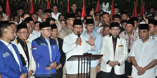 Prabowo dan partai koalisi matangkan timses malam ini, tanggal 20 diserahkan ke KPU
