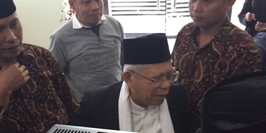 KH Ma'ruf Amin mengaku tak tahu isi pidato SBY saat HUT Demokrat