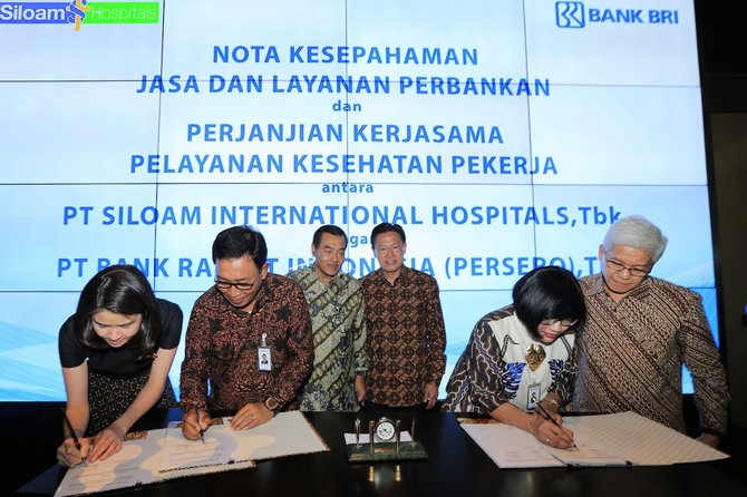 mou bank bri dengan siloam hospitals untuk perkuat layanan perbankan dan kesehatan