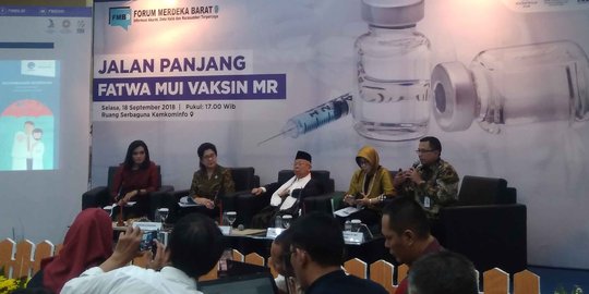 MUI tegaskan imunisasi vaksi MR belum halal tapi boleh digunakan jika darurat