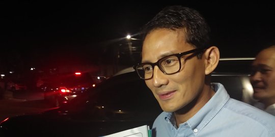 Ditanya soal gelar ulama, Sandiaga bilang tanya Hidayat Nur Wahid